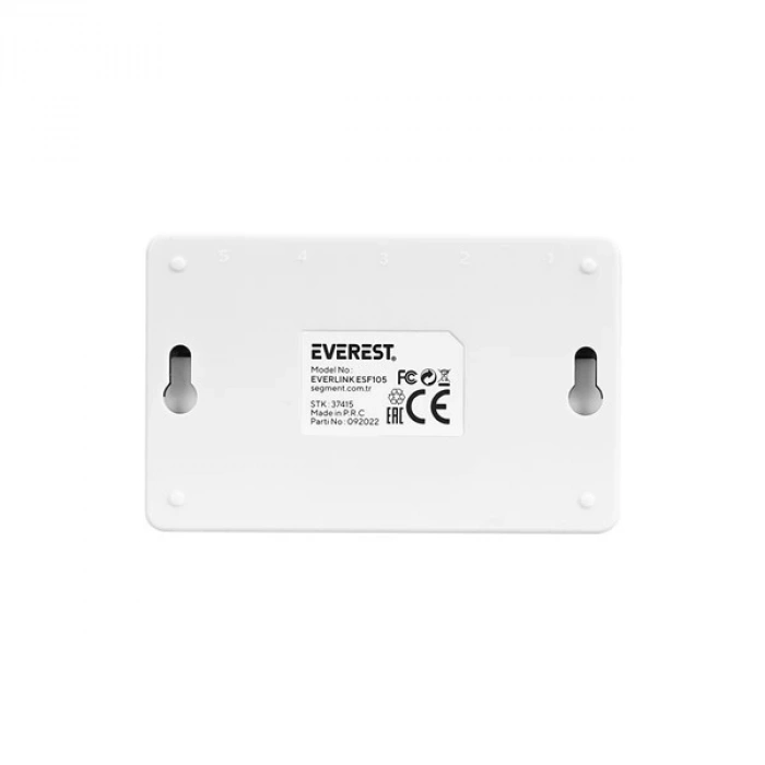 Everest EVERLINK ESF105 5 Port 10/100Mbps Masaüstü Switch