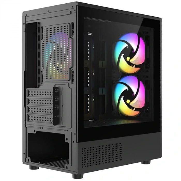 FRISBY 550W FC-8975B GAMING MICRO-TOWER PC KASASI