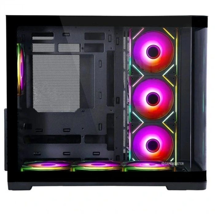 GAMEBOOSTER 850w 80+ BRONZE GB-G2852B-850W GAMING MID-TOWER PC Kasası Siyah 7-Fanlı