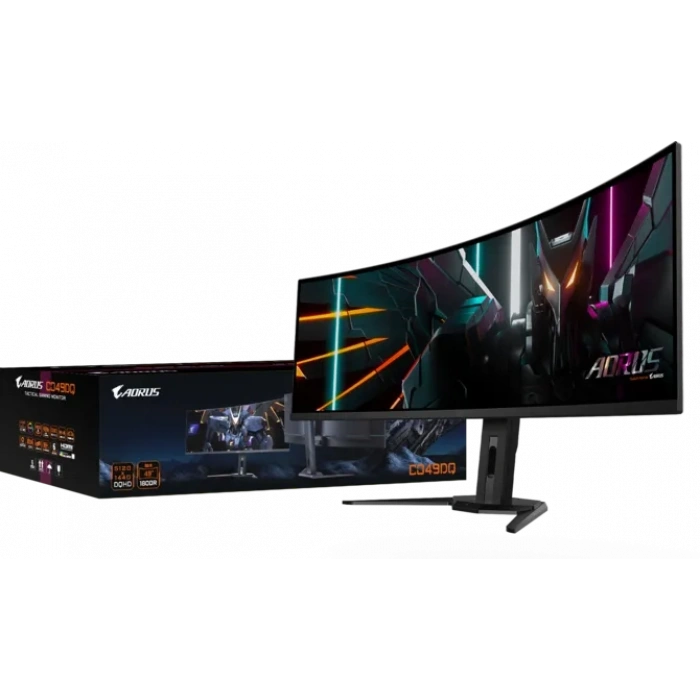 GIGABYTE 49 OLED CO49DQ 0.03MS 144HZ HDMI-DP TYPEC Kavisli Gaming Monitör 5120x1440