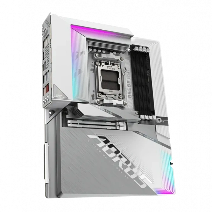 GIGABYTE B650E AORUS STEALTH ICE DDR5 HDMI DP  PCIe 5.0 AM5 ATX BEYAZ