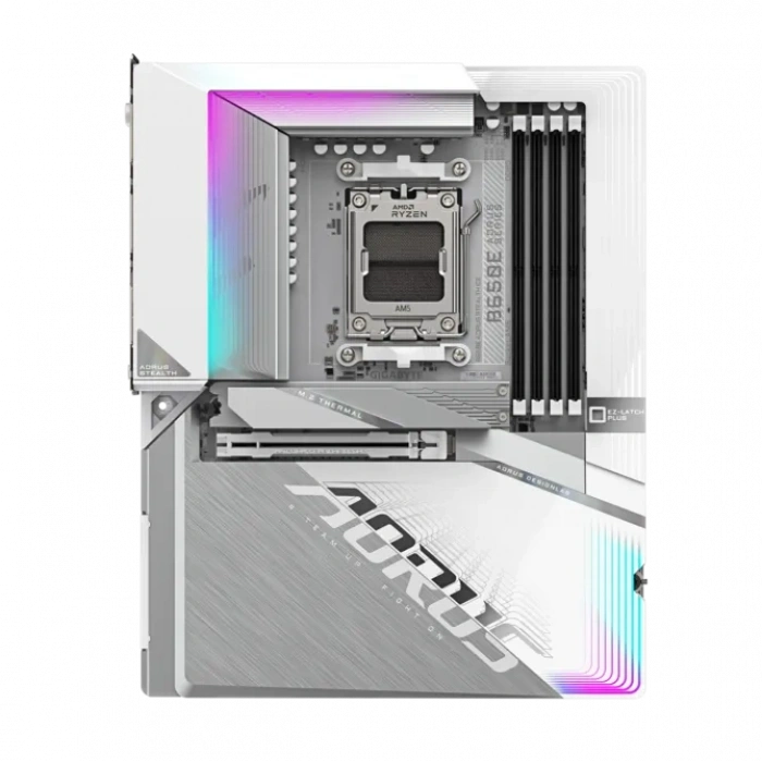 GIGABYTE B650E AORUS STEALTH ICE DDR5 HDMI DP  PCIe 5.0 AM5 ATX BEYAZ