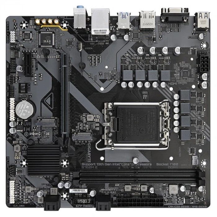 GIGABYTE B760M E DDR5 HDMI-DP PCIE 4.0 1700P mATX