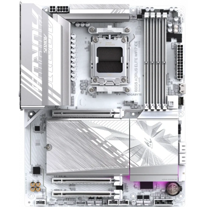 GIGABYTE B850 AORUS ELITE WIFI7 ICE DDR5 HDMI-DP TYPEC PCIE 5.0 AM5 ATX BEYAZ