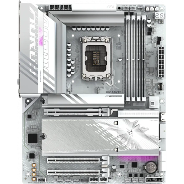GIGABYTE B860 AORUS ELITE WIFI7 ICE WIFI7 DDR5 HDMI-DP TYPEC PCIE 5.0 1851p ATX BEYAZ