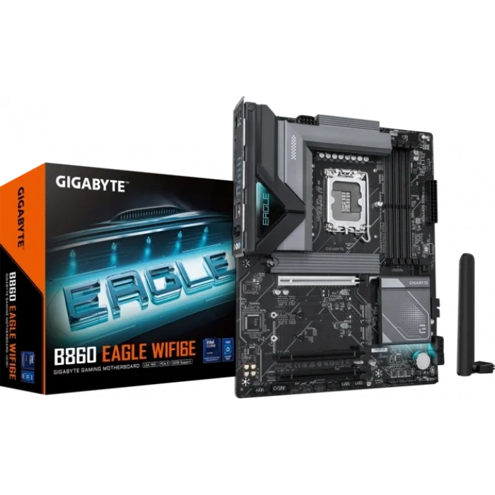 GIGABYTE B860 EAGLE WIFI6E DDR5 HDMI-DP TYPEC PCIE 5.0 1851p ATX