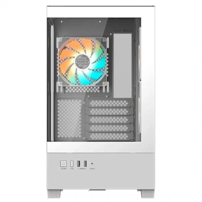GIGABYTE GB-C201PI PANORAMIK GAMING MID-TOWER PC KASASI BEYAZ 360MM SIVI SOĞUTUCU DESTEĞİ