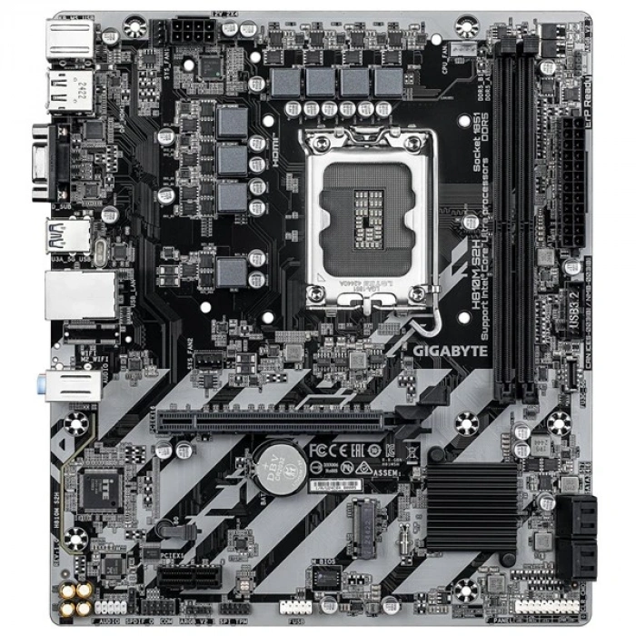 GIGABYTE H810M S2H DDR5 HDMI-DP PCIE 4.0 1851P mATX