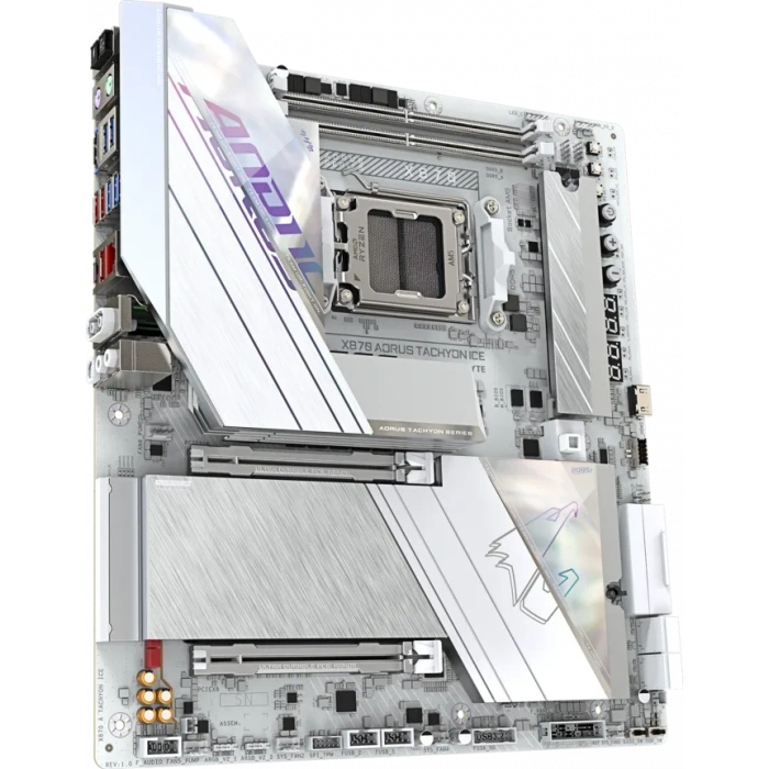 GIGABYTE X870 AORUS TACHYON ICE DDR5 HDMI-DP TYPEC PCIE 5.0 AM5 ATX BEYAZ