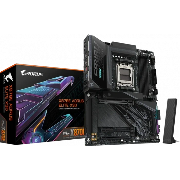 GIGABYTE X870E AORUS ELITE X3D WIFI7 DDR5 HDMI-DP TYPEC PCIE 5.0 AM5 ATX
