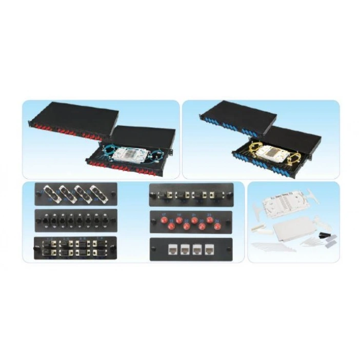 HCS DataLight PFO-10001-1U 19 İnç 1U Boş Modüler Fiber Optik Patch Panel