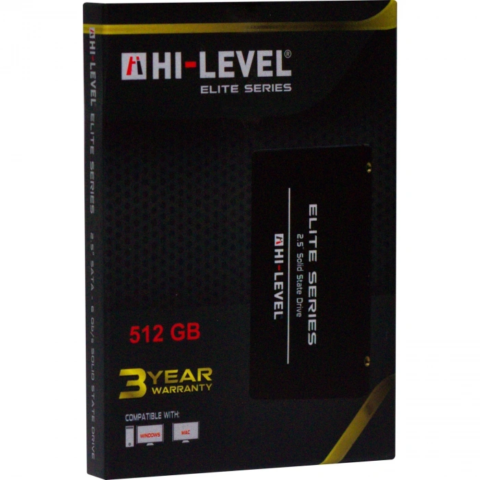 HI-LEVEL ELITE SERIES 512GB 560/540MB/s 2.5 SSD HLV-SSD30ELT/512G