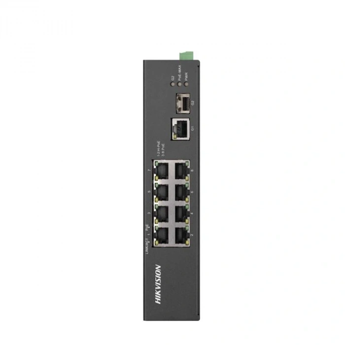 HIKVISION 8port FULL PoE DS-3T0310HP 10/100 1X SFP Yönetilemez Switch (Adaptör Yok)