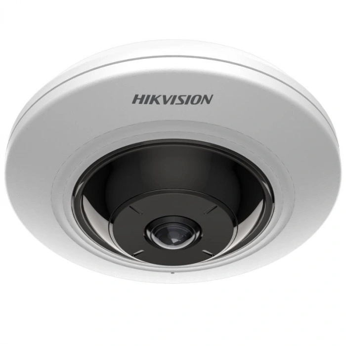 HIKVISION DS-2CD2955G0-ISU 5MP FISHEYE 1.05MM M12 LENS CMOS 8MT BLC, ROI, 3D DNR H.265+/H.265/H.264+/MJPEG IP DOME KAMER