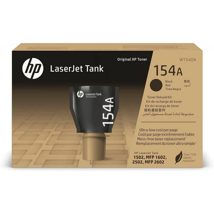 HP 154A Siyah Orijinal LaserJet Tank Toner Dolum Seti (2.500 Sayfa) - W1540A