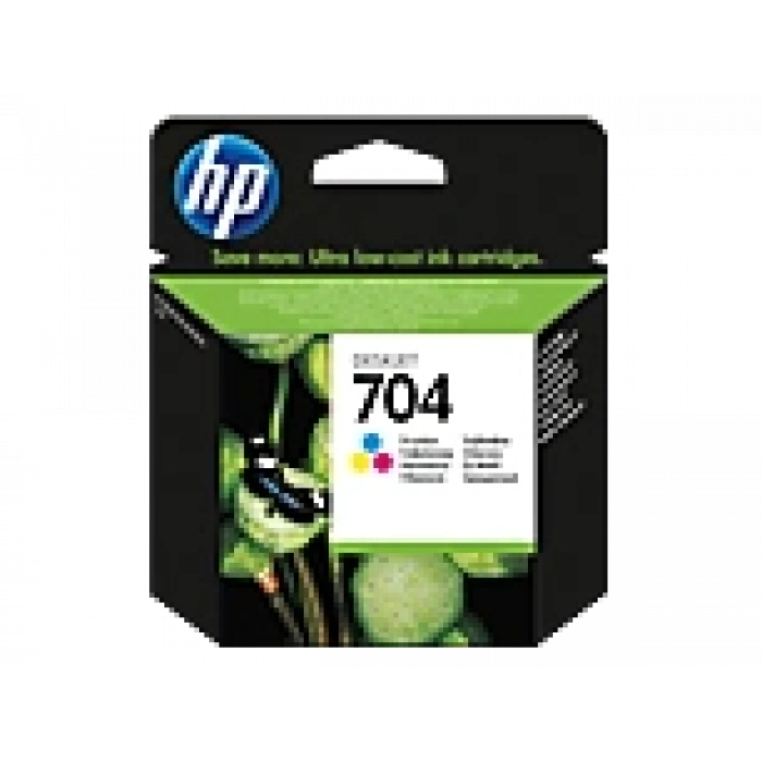 HP 704 Üç Renkli Orijinal Mürekkep Kartuşu (CN693AE)