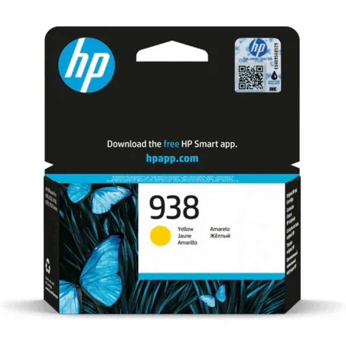 HP 938 Sarı Orijinal Mürekkep Kartuşu 4S6X7P