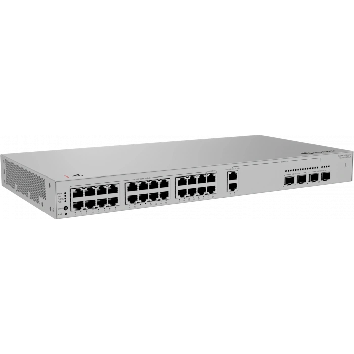 HUAWEI 24port 400W PoE eKIT S220S-26PN4JX GIGABIT 2-SFP 2.5GbE-2-SFP 10GbE Yönetilebilir Switch Rack