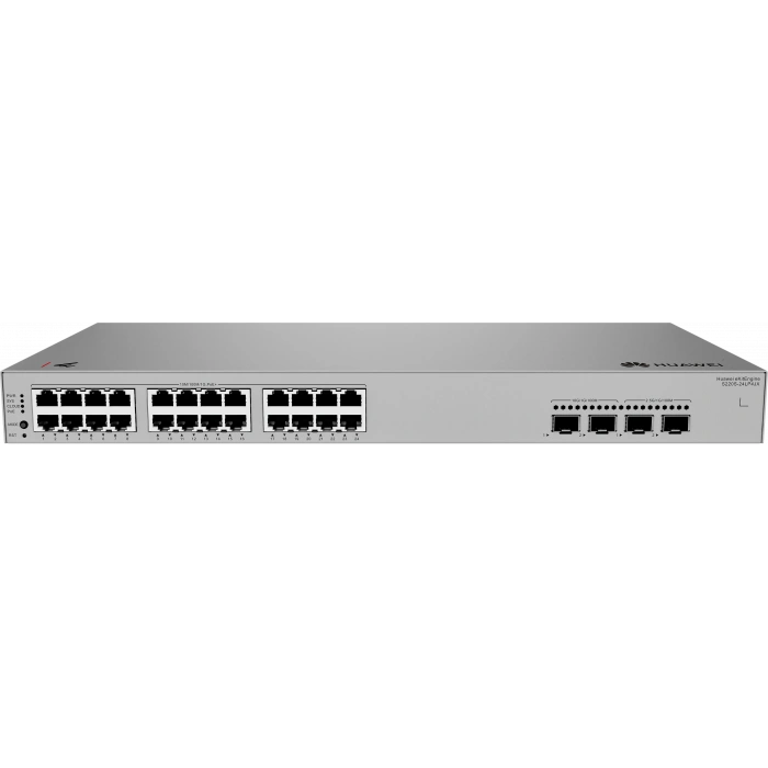 HUAWEI 24port POE+ 195W eKIT S220S-24LP4JX GIGABİT 2X10 GbE SFP 2X2.5GbE SFP Yönetilebilir Switch