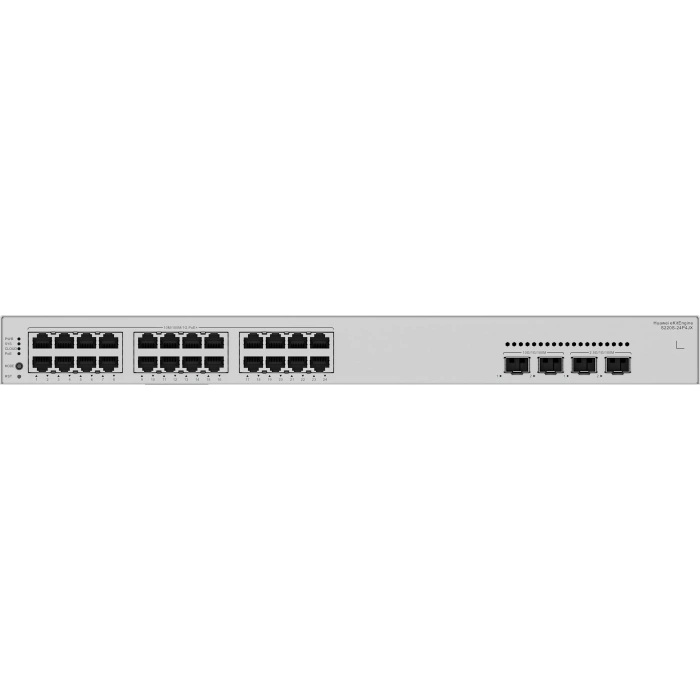 HUAWEI 24port POE+ 400W eKIT S220S-24P4JX GIGABİT 2X10 GbE SFP 2X2.5GbE SFP Yönetilebilir Switch