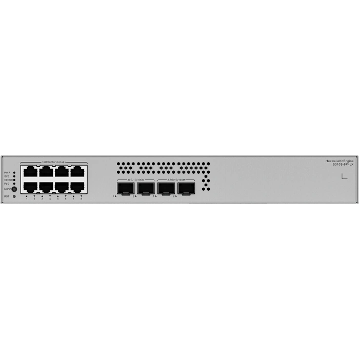 HUAWEI 8port POE+ 128W eKIT S310S-8P4JX GIGABİT 2XSFP 2X2.5GbE Yönetilebilir Switch