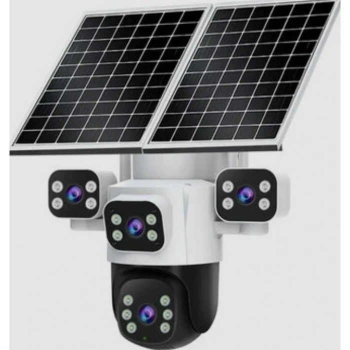 INOX X14 4 Kameralı Çift Güneş Enerjili 3+3+3+3Mp Solar Kamera E-Sim