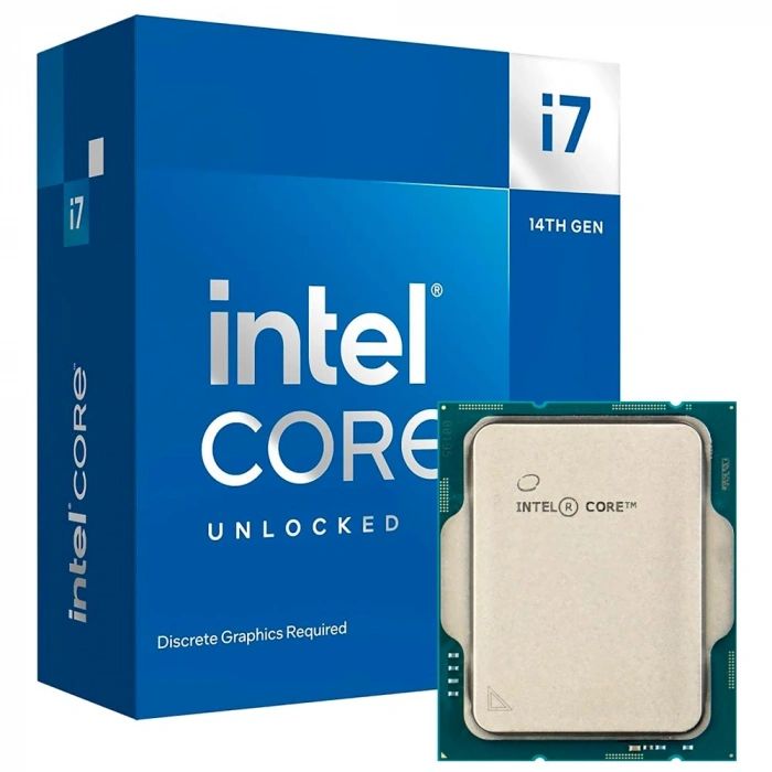 INTEL CORE i7 14700KF 61MB 12çekirdekli VGA YOK 1700p 125w Kutulu+Fansız