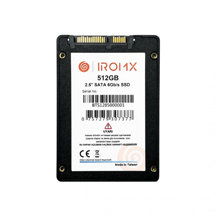 IROMX 512GB 500/480MB/s 2.5 SATA 3.0 SSD IR512GS3