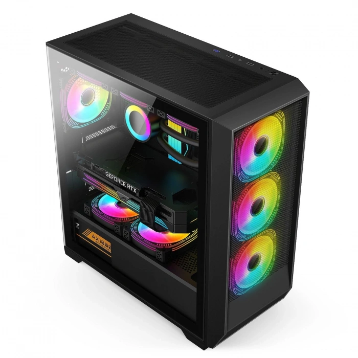 IROMX ORENDA BTX-50G3 500W 4x12CM ARGB FAN ATX 2xUSB2.0/1xUSB3.0 360MM SOĞUTUCU DESTEKLİ SİYAH KASA