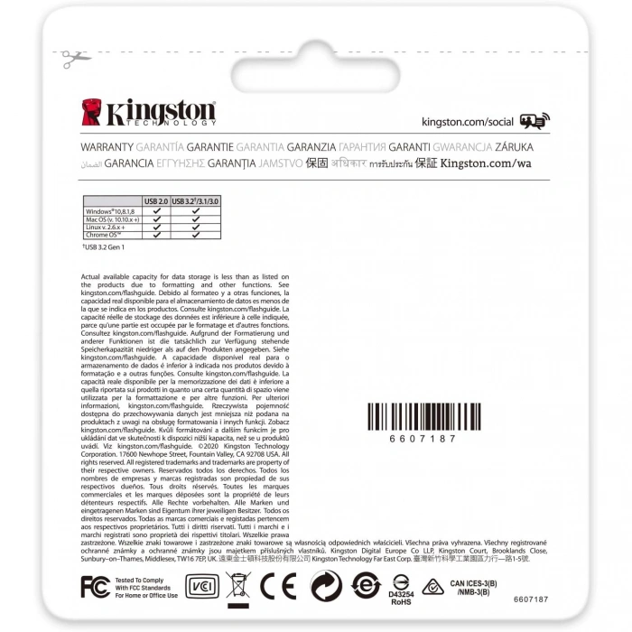 KINGSTON EXODIA DATATRAVELER 256GB USB 3.2 FLASH BELLEK DTX/256GB