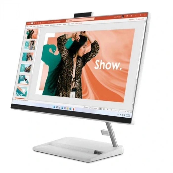 LENOVO 23.8 IDEACENTRE F0GH010QTR CORE i5 12450H 16GB RAM- 512GB NVME O/B UHD W11H