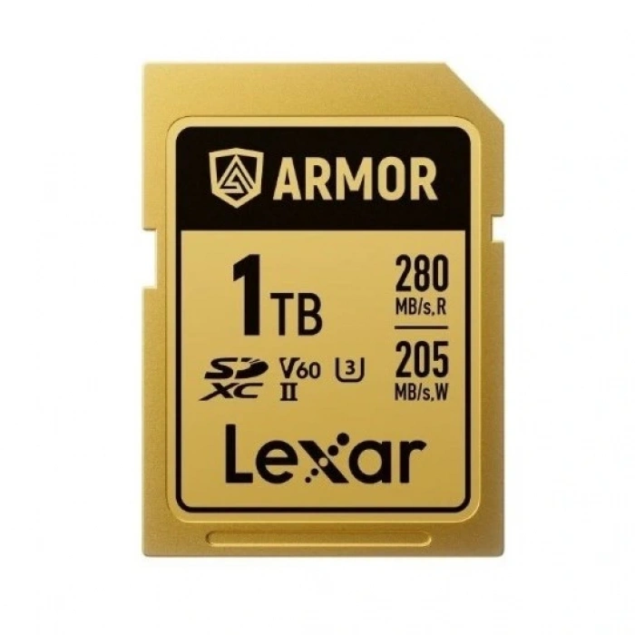 LEXAR 1TB LSDAMGL001T-RNNNG PRO ARMOR GOLD 280MBS READ / 210MBS WRİTE SD KART