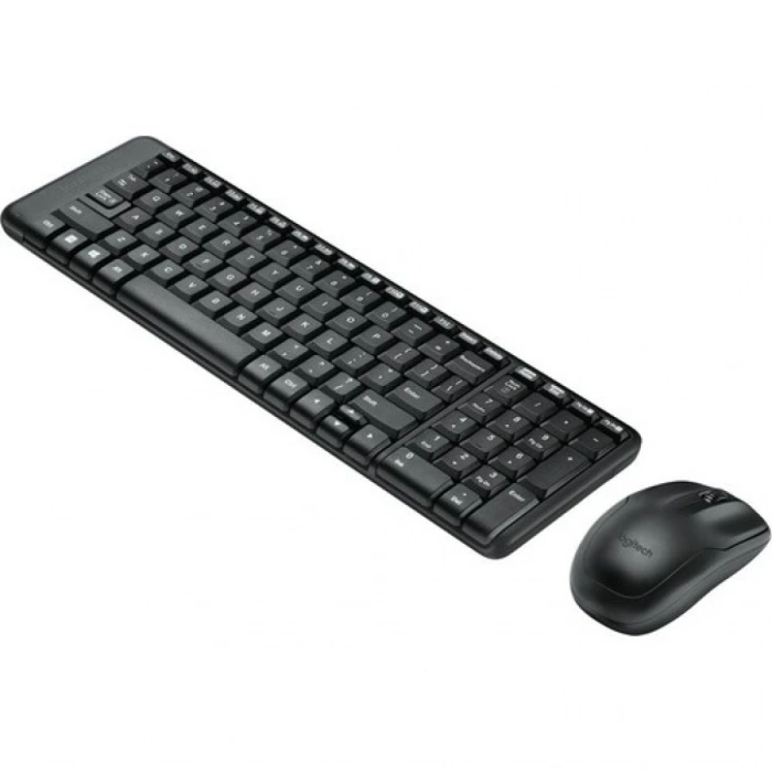 LOGITECH MK220 Kablosuz Q Trk Siyah Multimedya Klavye - Mouse Set 920-003163