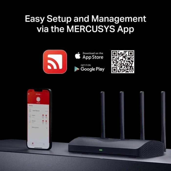 MERCUSYS MR27BE BE3600 WIFI7 DUAL BAND ROUTER