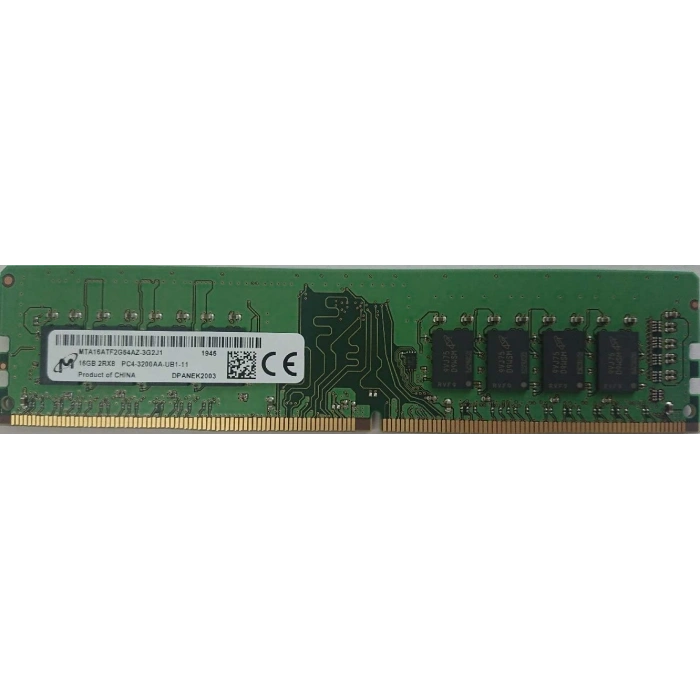 MICRON 16GB DDR4 3200MHz CL22 PC RAM VALUE MTA16ATF2G64AZ-3G2J1