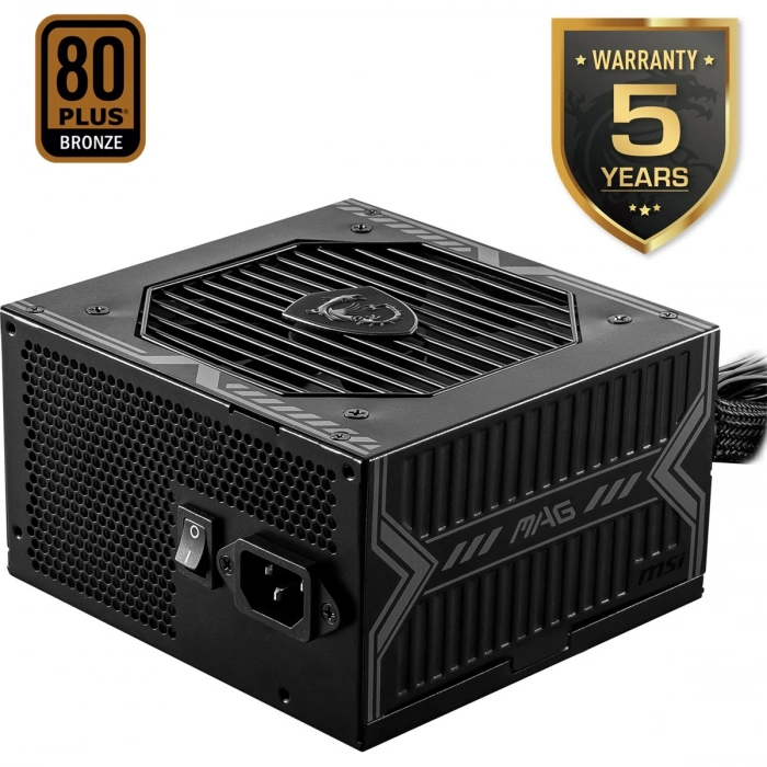 MSI 650W 80+ Bronze MAG A650BN PCIE5 II Power Supply