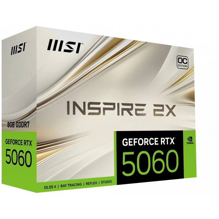 MSI 8GB RTX5060 8G INSPIRE 2X OC GDDR7 128bit HDMI-DP PCIE 5.0
