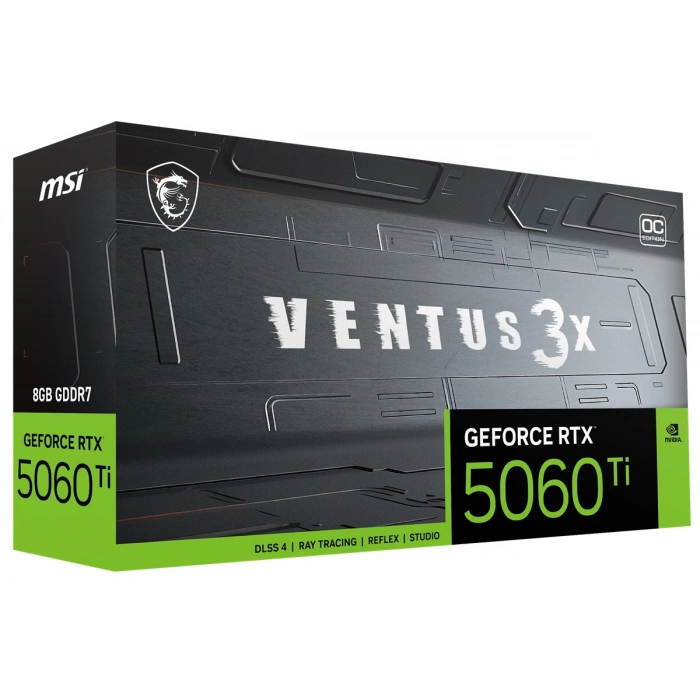MSI 8GB RTX5060TI 8G VENTUS 3X OC GDDR7 HDMI-DP PCIE 5.0