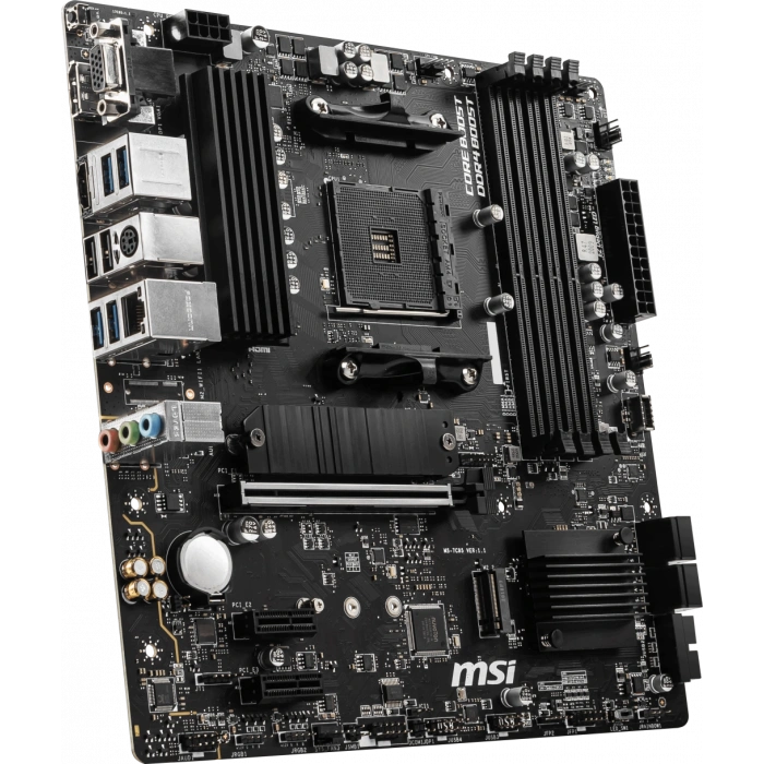 MSI B550M PRO-VDH DDR4 M2 PCIe NVME HDMI DP PCIe 16X v4.0 AM4 mATX