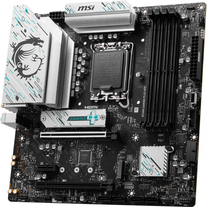 MSI B760M GAMING PLUS WIFI DDR5 HDMI-DP PCIE 4.0 1700p mATX