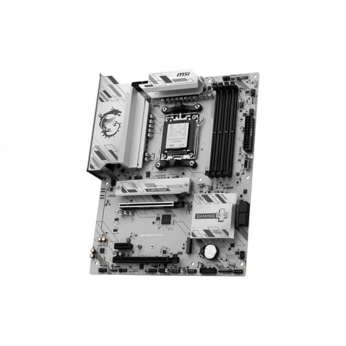 MSI B850 GAMING PLUS WIFI6E DDR5 HDMI-DP TYPEC PCIE 5.0 AM5 ATX BEYAZ