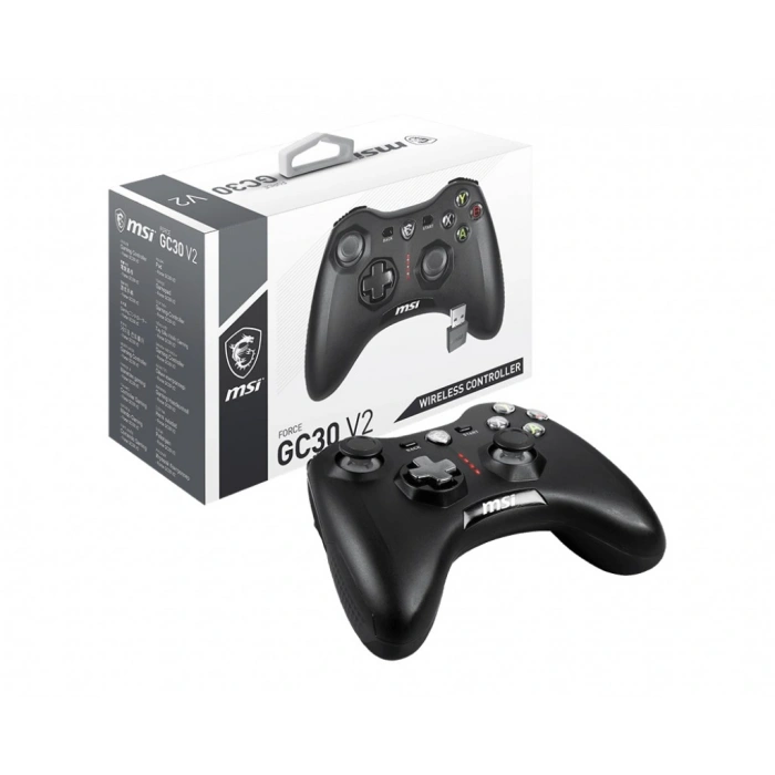 MSI GG Force GC30 V2 Kablosuz Siyah Oyun Kolu (Gamepad)