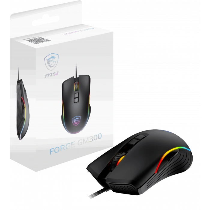 MSI GG FORGE GM300 7200dpi RGB Gaming Mouse