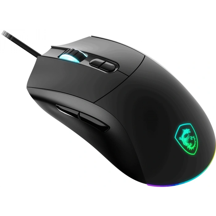 MSI GG Forge GM320 RGB 12800 DPI Kablolu Siyah Oyuncu Mouse