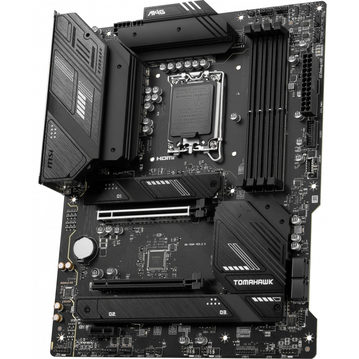 MSI MAG B760 TOMAHAWK WIFI6E DDR5 HDMI-DP TYPEC PCIE 4.0 1700p ATX