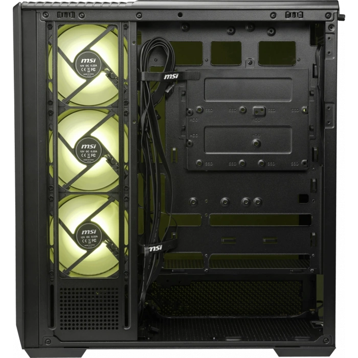 MSI MAG PANO 130R PZ PANORAMIK GAMING MID-TOWER PC KASASI SİYAH