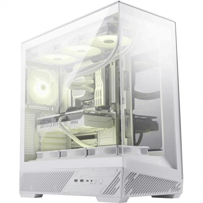 MSI MAG PANO 130R PZ WHITE PANORAMIK GAMING MID-TOWER PC KASASI BEYAZ