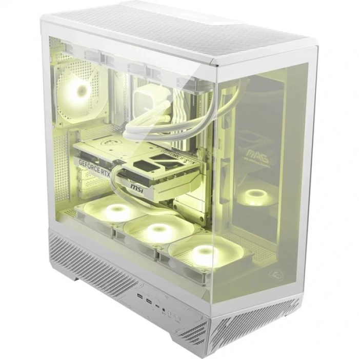 MSI MAG PANO 130R PZ WHITE PANORAMIK GAMING MID-TOWER PC KASASI BEYAZ