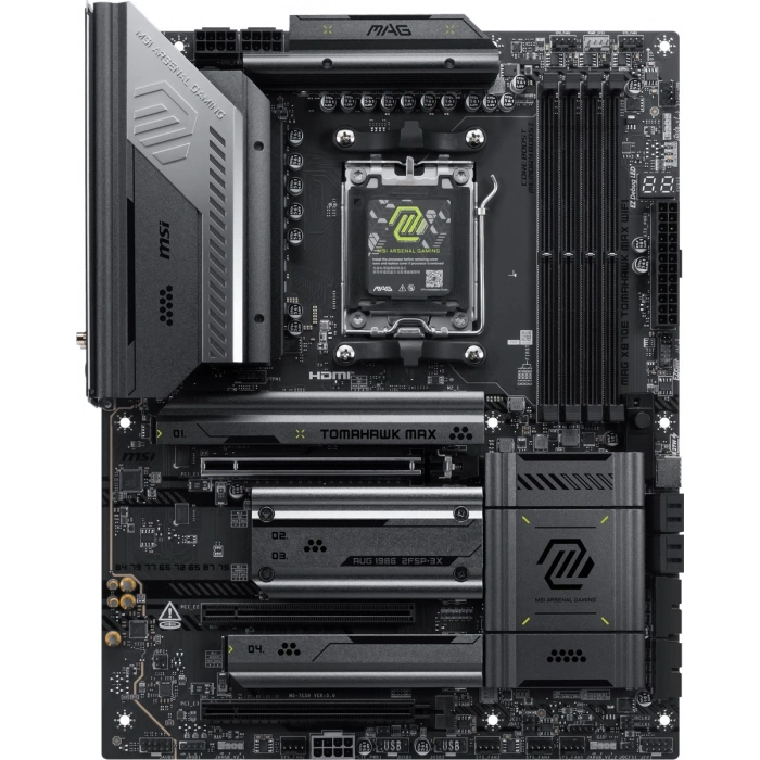 MSI MAG X870E TOMAHAWK MAX WIFI7 DDR5 HDMI-DP TYPEC PCIE 5.0 AM5 ATX