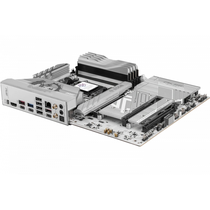 MSI MPG B850 EDGE TI WIFI7 DDR5 HDMI DP PCIE 5.0 AM5 ATX Beyaz